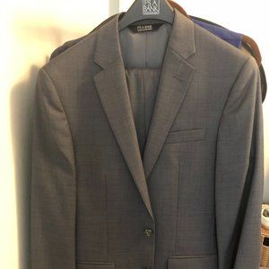 Jos. A. Bank Traveler's Collection Charcoal Suit